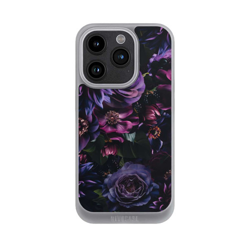 Apple iPhone 15 Pro NIVOpure Dark Purple Flowers