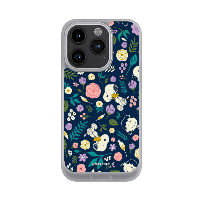 iPhone 15 Pro NIVOpure Peanuts Dark Flower Pattern