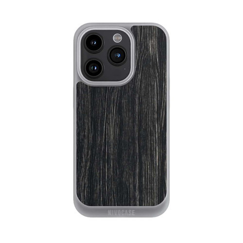 Apple iPhone 15 Pro NIVOpure Dark Wood Texture