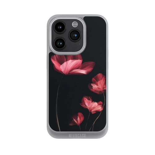 Apple iPhone 15 Pro NIVOpure Noir Burgundy Bloom