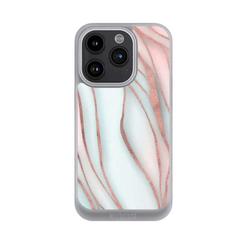 iPhone 15 Pro NIVOpure Soft Waves Gold Rose Gold