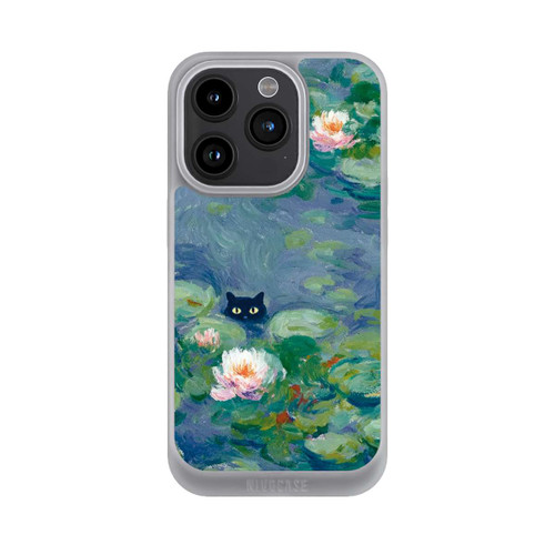 Apple iPhone 15 Pro NIVOpure Katze im Teich Gemälde Impressionismus