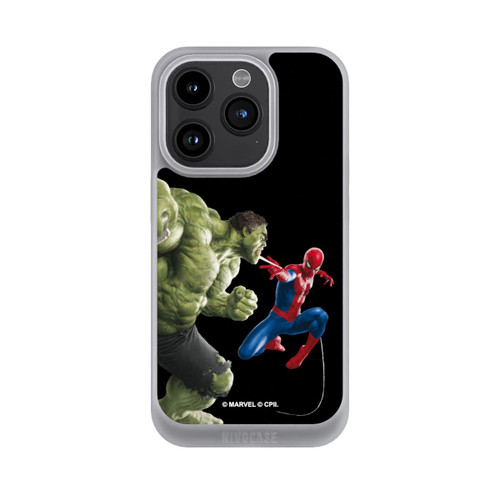 Apple iPhone 15 Pro NIVOpure Spider-Man und Hulk