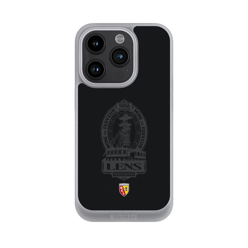 iPhone 15 Pro NIVOpure RC Lens Mine de Ferveur Emblem schwarz