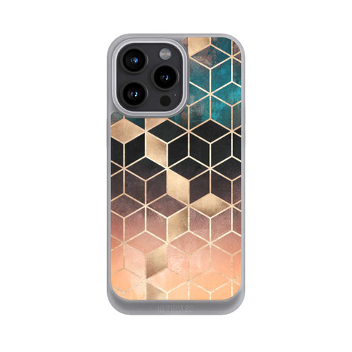 Apple iPhone 15 Pro Max NIVOpure Cubes de rêve imprimé doré