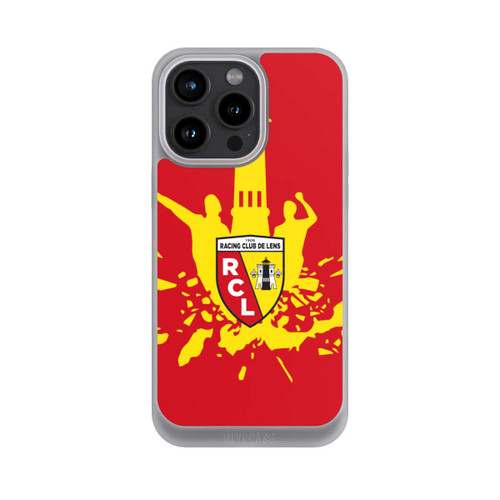 Apple iPhone 15 Pro Max NIVOpure RC Lens Tour jaune sur rouge