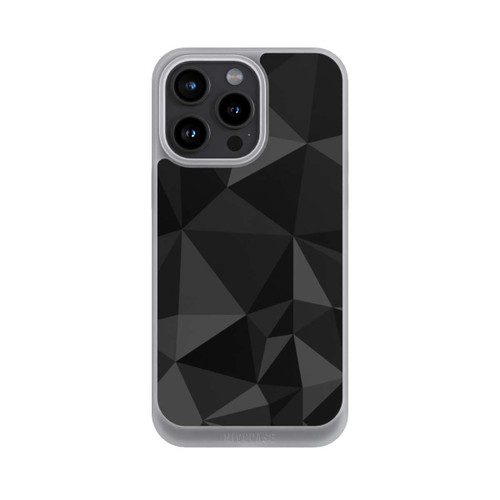 Apple iPhone 15 Pro Max NIVOpure Polygonmuster schwarz