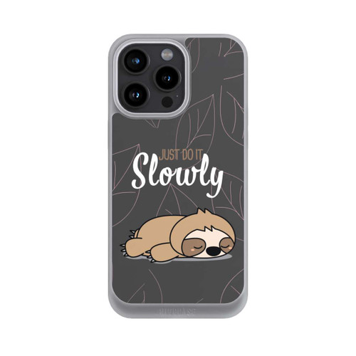 Apple iPhone 15 Pro Max NIVOpure Just Do It Slowly Sloth Grey