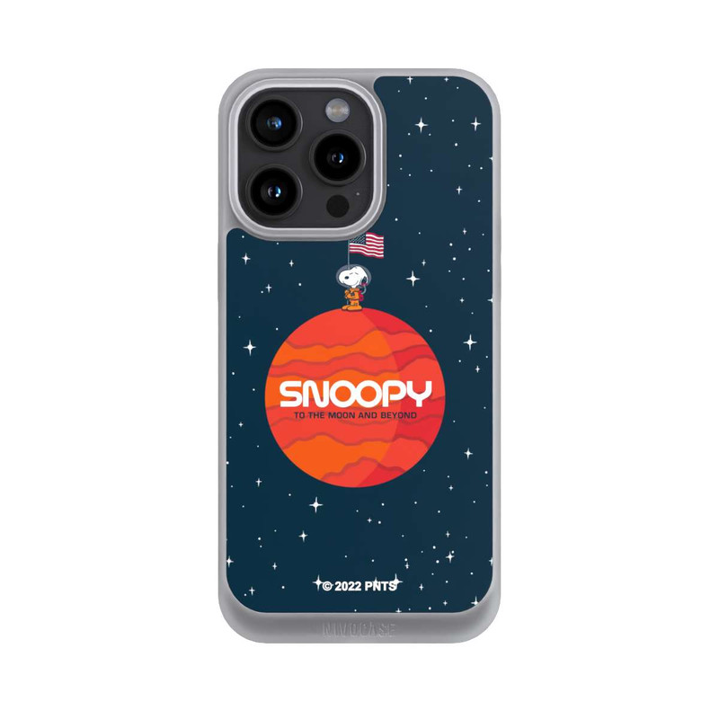 iPhone 15 Pro Max NIVOpure Snoopy Weltraumreisender Orange