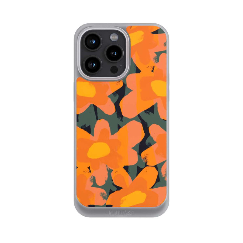 iPhone 15 Pro Max NIVOpure Blumenwiese Orange