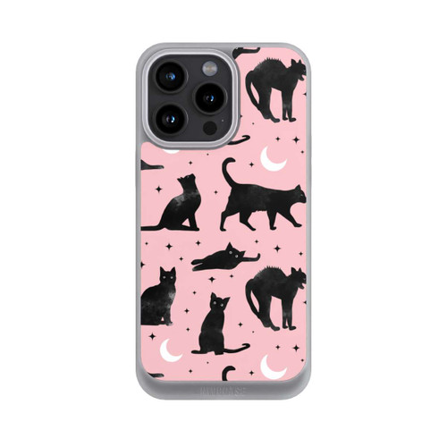Apple iPhone 15 Pro Max NIVOpure Cats And Moon On Pink