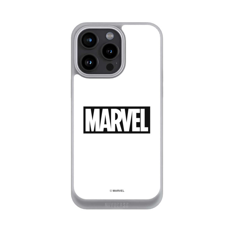 iPhone 15 Pro Max NIVOpure Marvel Logo White