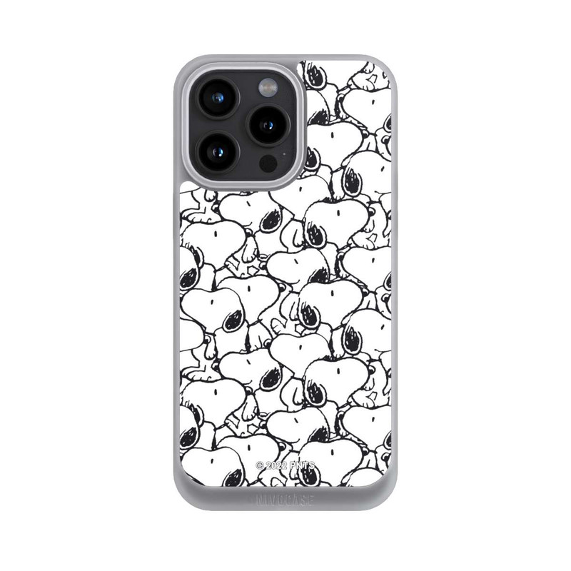 iPhone 15 Pro Max NIVOpure Snoopy Muster Schwarz und Weiß