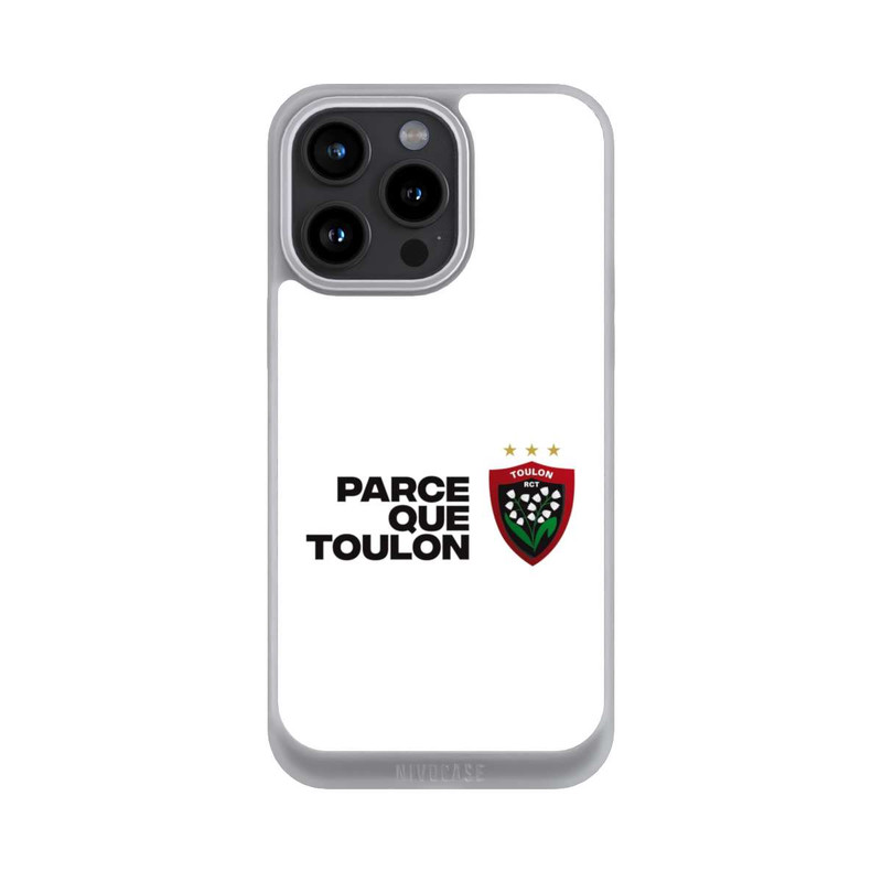 iPhone 15 Pro Max NIVOpure RC Toulonnais PQT Weiß