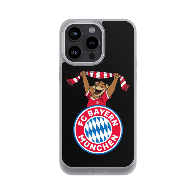 iPhone 15 Pro Max NIVOpure Bernie Jubel mit Schal Schwarz