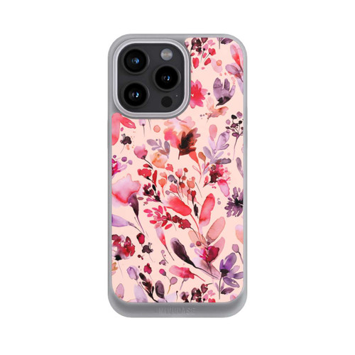 Apple iPhone 15 Pro Max NIVOpure Künstlerische Blumen Viva Magenta