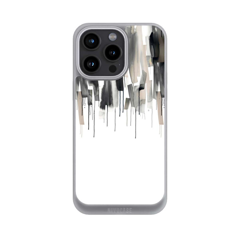iPhone 15 Pro Max NIVOpure Watery Stripes Japandi Black
