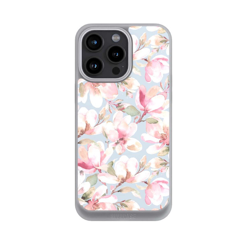 iPhone 15 Pro Max NIVOpure Magnolien Blumen Pastellrosa
