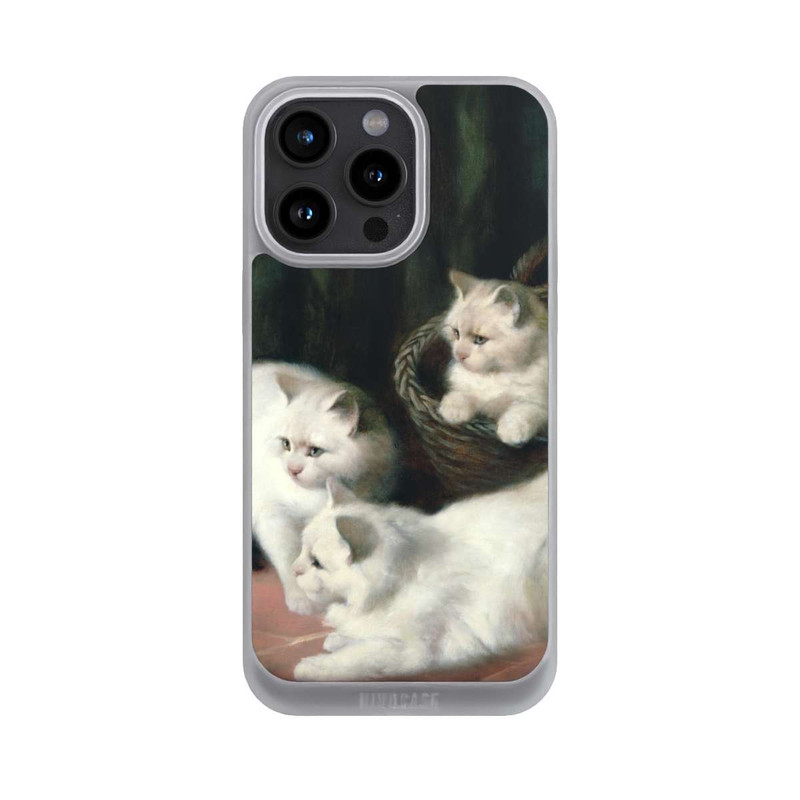 iPhone 15 Pro Max NIVOpure Three White Angora Kittens