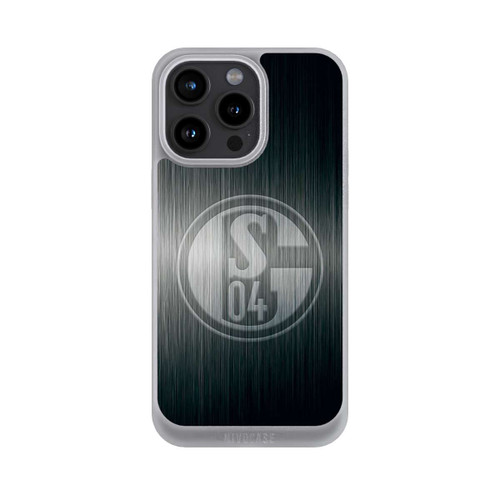 Apple iPhone 15 Pro Max NIVOpure Schalke 04 Metall Look