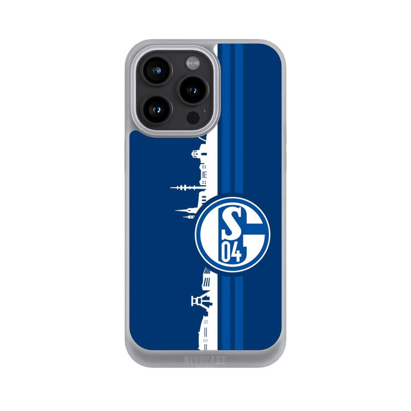 iPhone 15 Pro Max NIVOpure Schalke 04 Skyline Blau