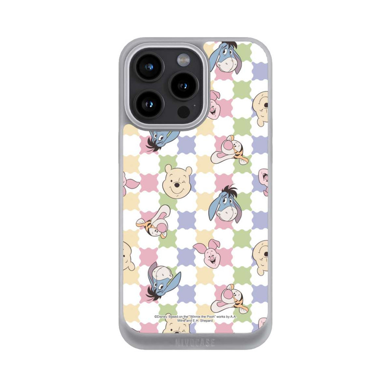 iPhone 15 Pro Max NIVOpure Winnie Puuh und Freunde farbenfrohes Muster
