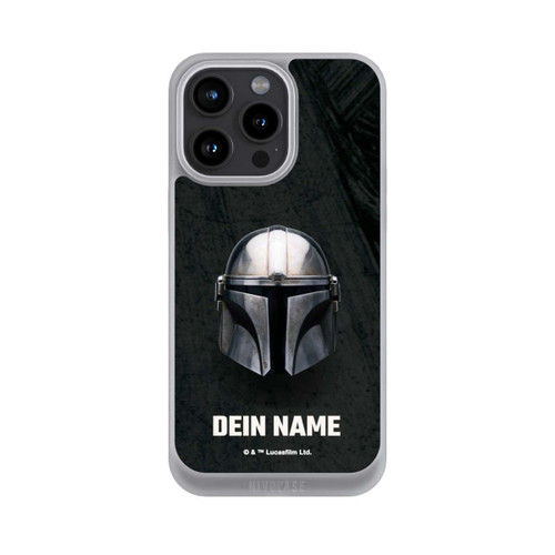 Apple iPhone 15 Pro Max NIVOpure Star Wars Mandalorian Black Helmet Personalisierbar