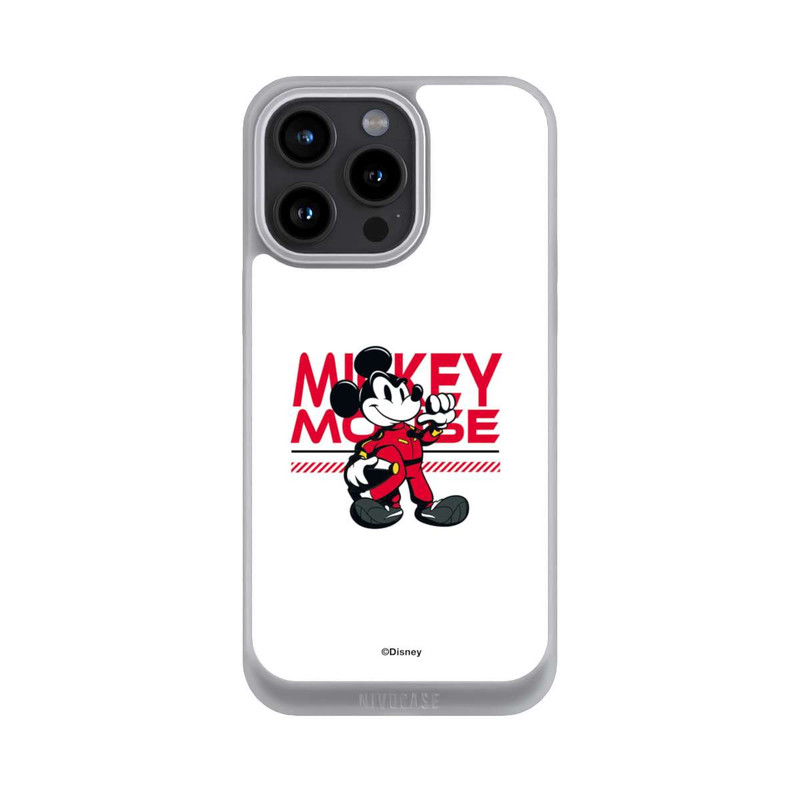 iPhone 15 Pro Max NIVOpure Micky Maus Rennfahrer Weiß