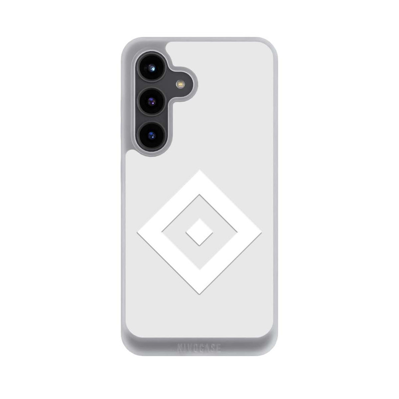 Galaxy S24 NIVOpure Rauten Logo auf HSV Grau