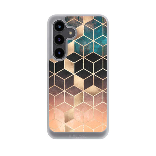 Samsung Galaxy S24 NIVOpure Ombre Traum Würfel Gold Druck