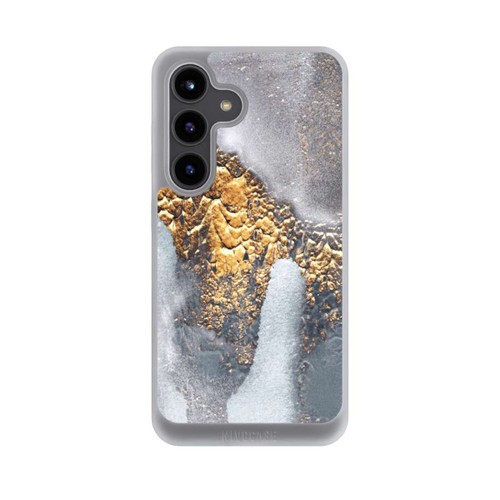 Samsung Galaxy S24 NIVOpure Beton-Gold-Glitzerlook