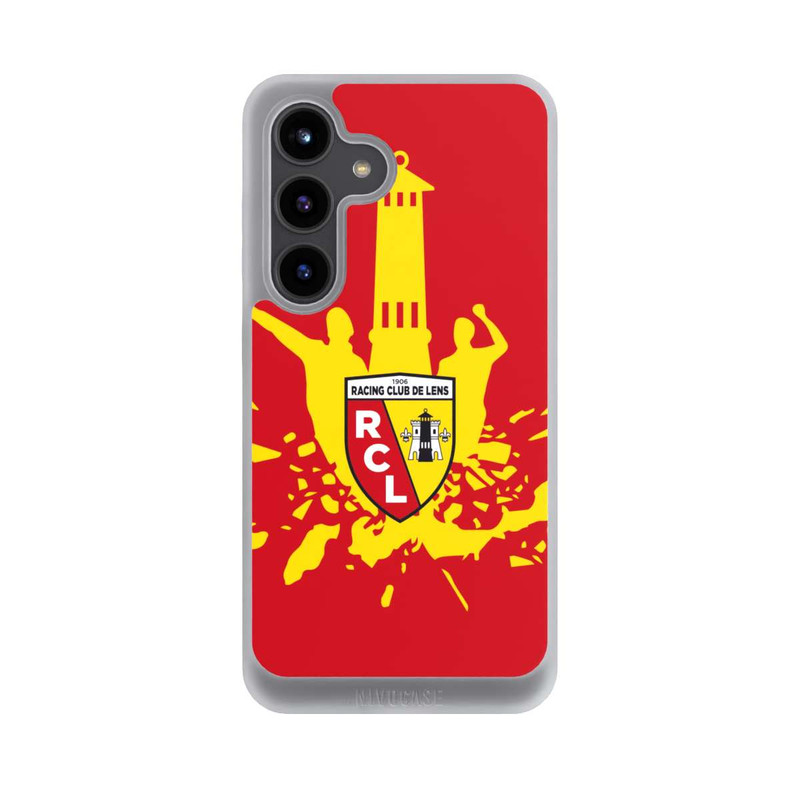 Galaxy S24 NIVOpure RC Lens Turm Gelb auf Rot