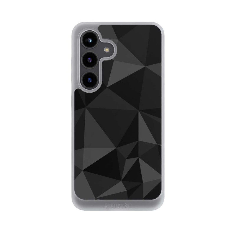 Galaxy S24 NIVOpure Polygonmuster schwarz