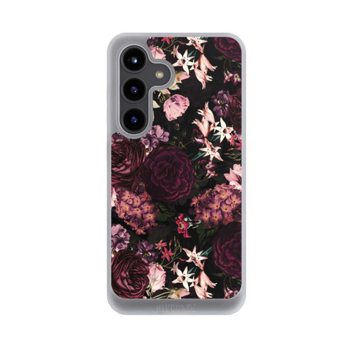 Samsung Galaxy S24 NIVOpure Blumentapete dunkelviolett