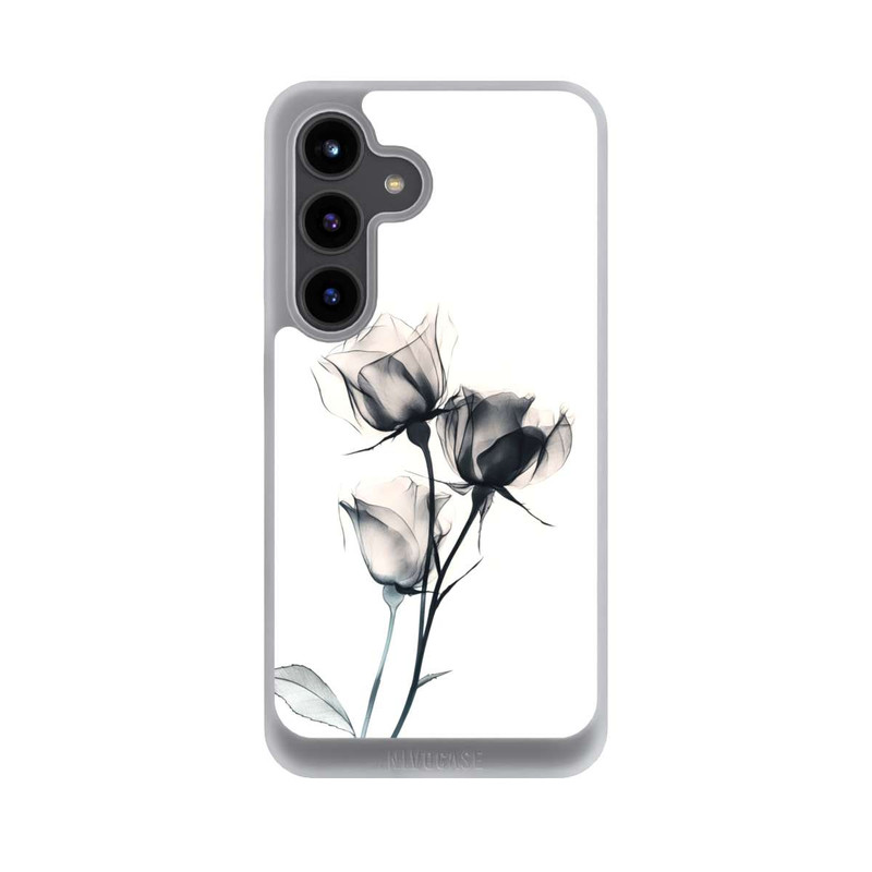 Galaxy S24 NIVOpure Schwarze Blume