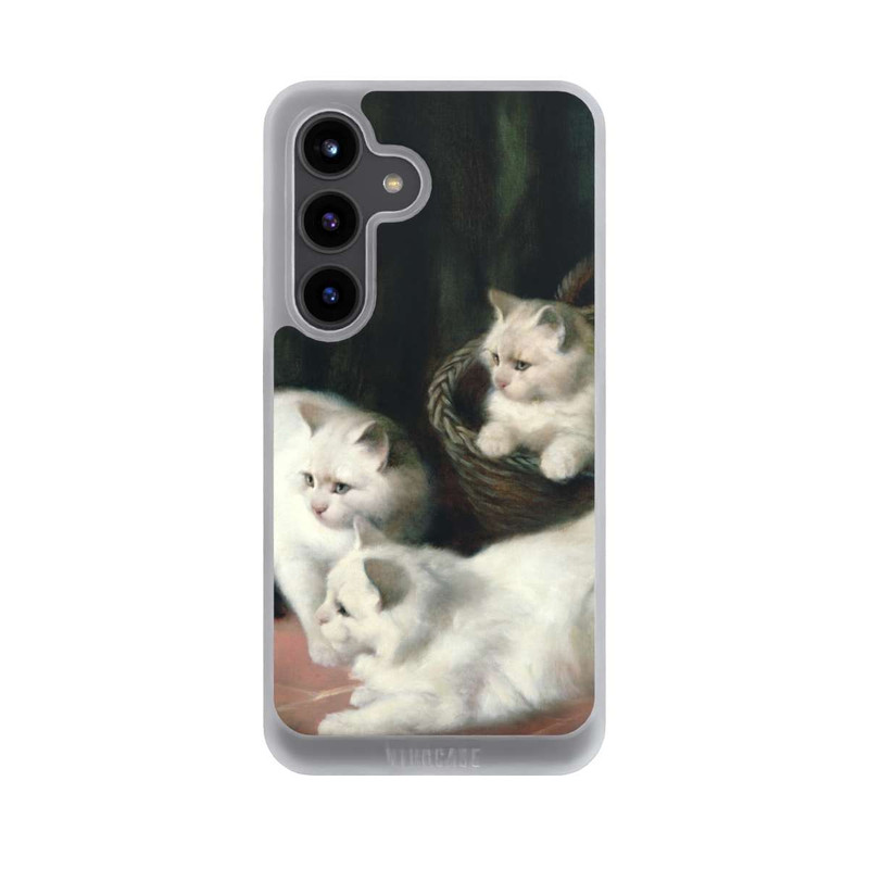Galaxy S24 NIVOpure Three White Angora Kittens