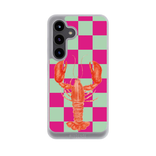 Samsung Galaxy S24 NIVOpure Pink Checkers Lobster