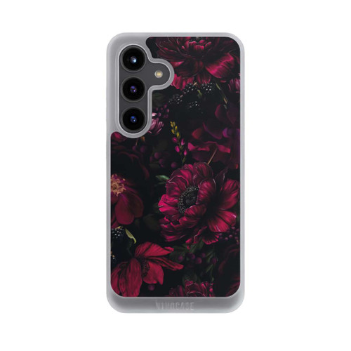 Samsung Galaxy S24 NIVOpure Dunkle Rote Blumen Liebe