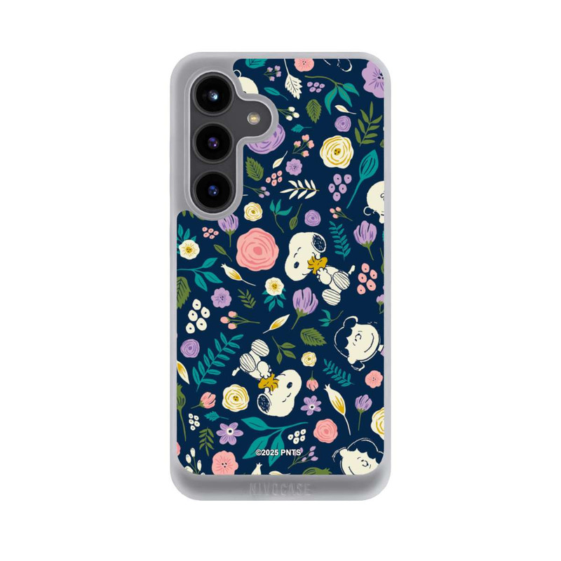 Galaxy S24 NIVOpure Peanuts Dark Flower Pattern