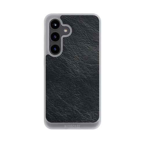 Samsung Galaxy S24 NIVOpure Schwarzer Lederlook Hintergrund