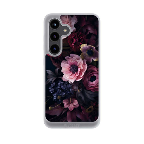 Samsung Galaxy S24 NIVOpure Rosa Blumenbild mit Pfingstrosen auf dunklem Hintergrund Mit KI