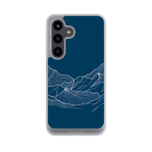 Samsung Galaxy S24 NIVOpure Blue Mountain Contour Lines