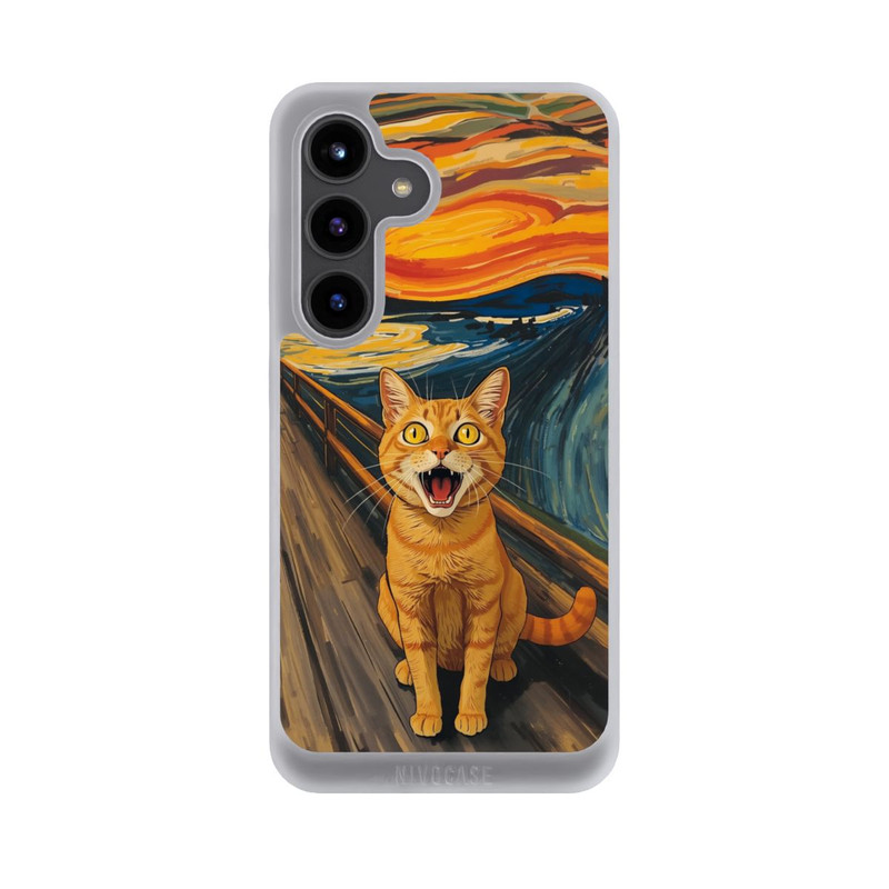 Galaxy S24 NIVOpure The Scream Cat with AI