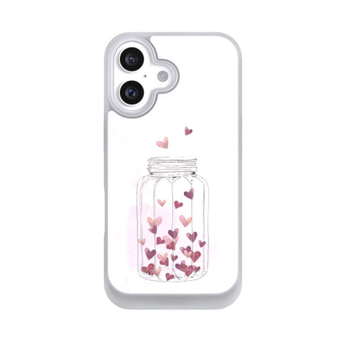 Apple iPhone 16 NIVOpure Herzen im Glas