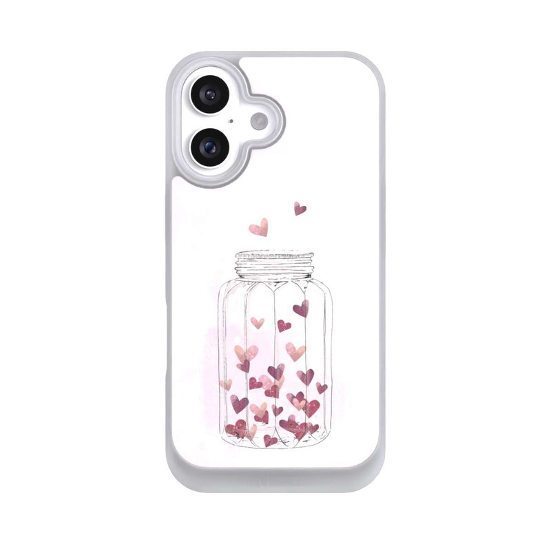 iPhone 16 NIVOpure Herzen im Glas