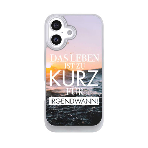 Apple iPhone 16 NIVOpure Leben zu Kurz für Irgendwann