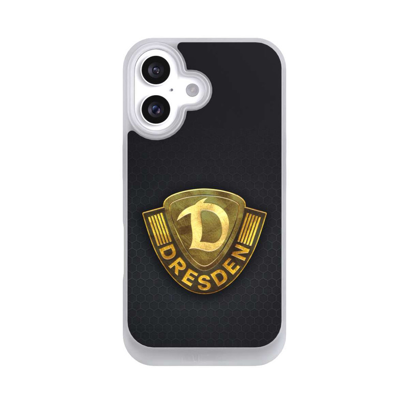 iPhone 16 NIVOpure Goldenes Logo Look Dynamo Dresden