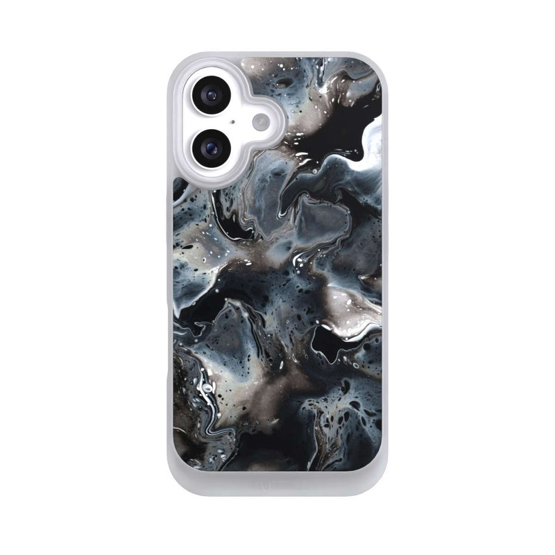 iPhone 16 NIVOpure Kaysymoon Grau Marmoriert