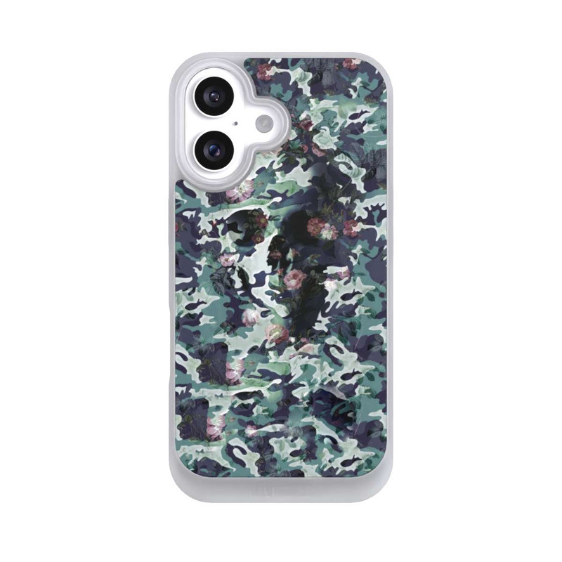 iPhone 16 NIVOpure Camouflage-Totenkopf