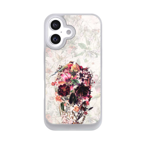 Apple iPhone 16 NIVOpure Blume Vintage Totenkopf